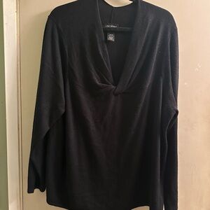 Lane Bryant Black Sweater, Size 26/28